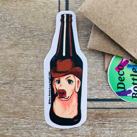 Chernyshevsky Bottle Sticker | UV Vinyl Decal 6x2cm | Waterproof | Deco Bottle Art by Maggie