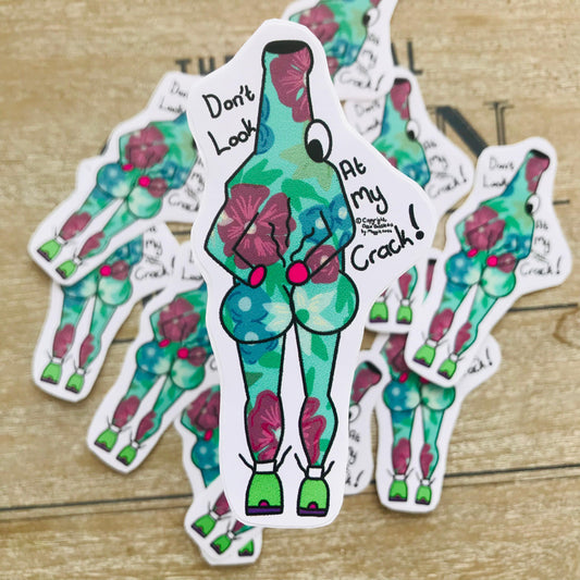 Don't Look At My Crack! - Wholesale Stickers