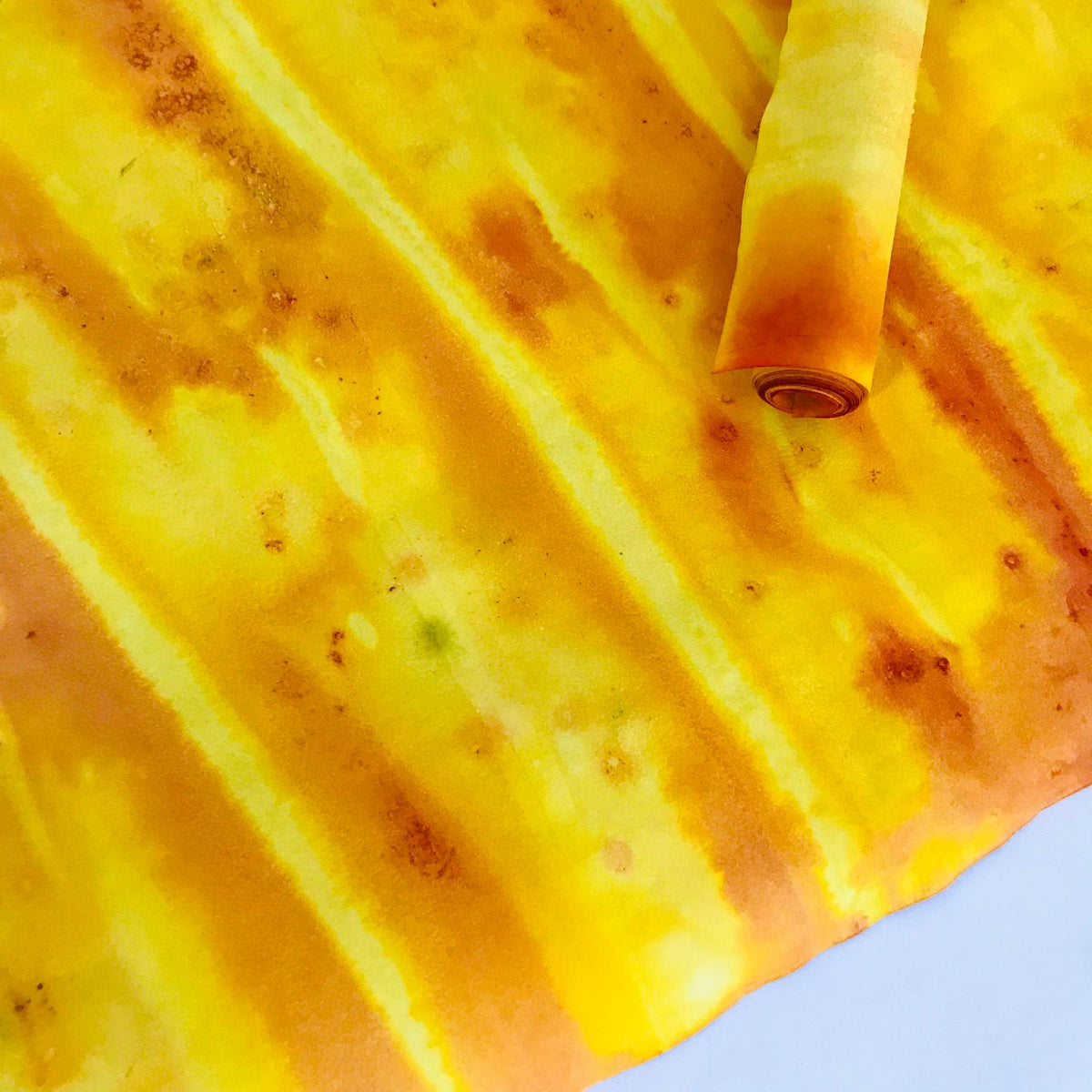 Kalahari Lemon Thorn | Handpainted Eco Wrapping Paper | Craft Paper | 100% Recycled | Deco Bottle Art by Maggie