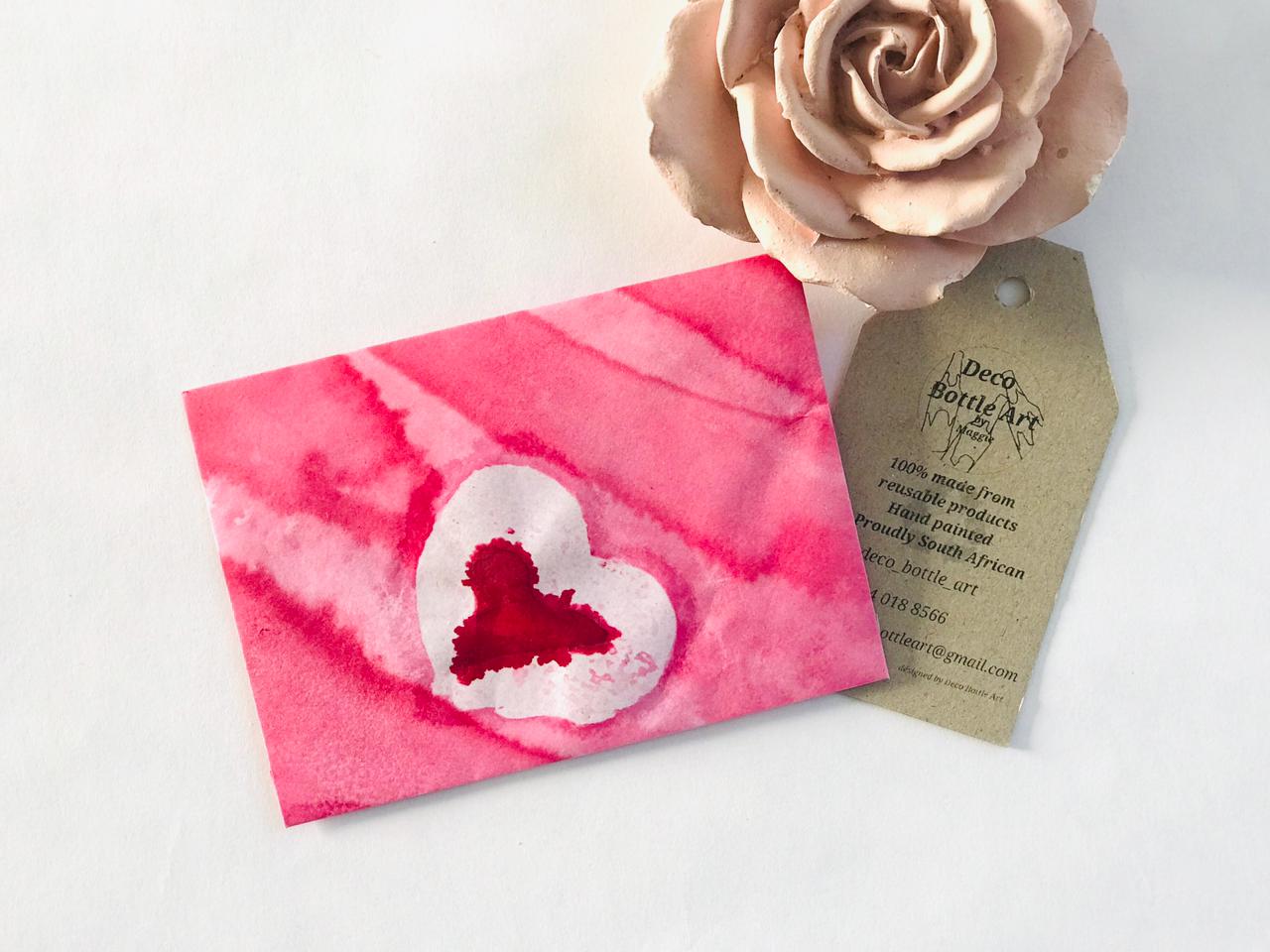 Valentine, Where Art Thou? Envelopes | Peel & Seal Paper Envelopes + Gold Stickers | Deco Bottle Art by Maggie