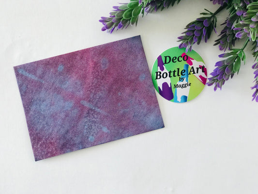 Twilight Mist Envelopes | Peel & Seal Paper Envelopes + Gold Stickers | Deco Bottle Art by Maggie