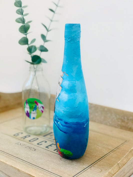 Bottled Mossel Bay - Hand-Painted Ocean Bottle Art