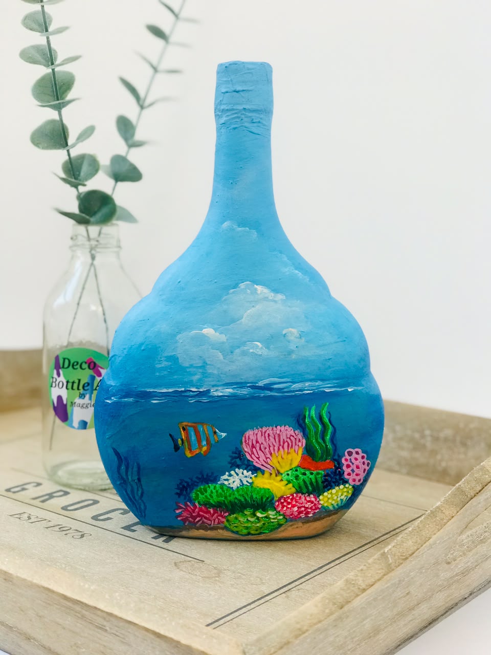 Bottled Mossel Bay - Hand-Painted Ocean Bottle Art