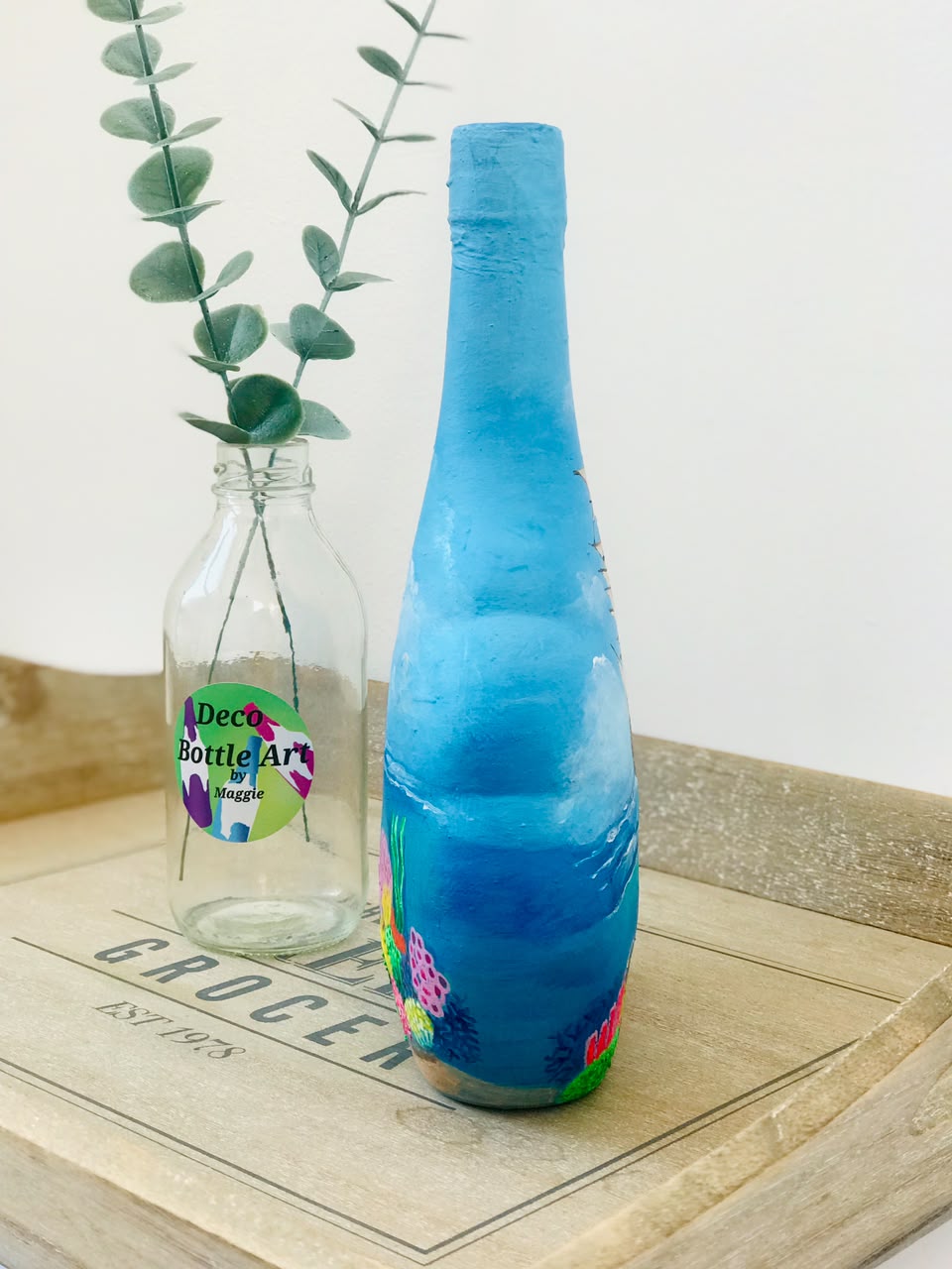 Bottled Mossel Bay - Hand-Painted Ocean Bottle Art